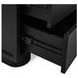 Marcelle Black 2 Drawer Nightstand