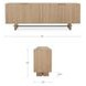 Madison Natural 4 Door Sideboard