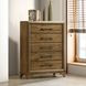 Talcott Honey 5 Drawer Chest