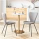 Alto White And Gold Bistro Table