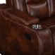 Chester Brown 85" Reclining Sofa with USB Charging and LED