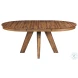 Vantage Organic Spice Acacia Round Extendable Dining Table