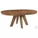 Vantage Organic Spice Acacia Round Extendable Dining Table