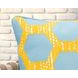 Indoor and Outdoor Gaines Yellow Square Accent Pillow