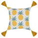 Indoor and Outdoor Sonoma Yellow Square Accent Pillow