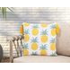 Indoor and Outdoor Sonoma Yellow Square Accent Pillow