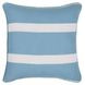 Indoor and Outdoor Hall Blue Square Accent Pillow
