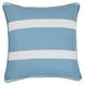 Indoor and Outdoor Hall Blue Square Accent Pillow