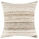 Performance Plateau Sand and Beige Square Accent Pillow