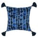 Terranea Avila Blue Square Accent Pillow