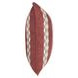 Terranea Delray Clay Red and Brown Square Accent Pillow