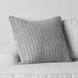 Prism Light Gray Square Accent Pillow
