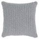 Prism Light Gray Square Accent Pillow