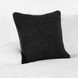 Prism Black Square Accent Pillow