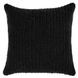 Prism Black Square Accent Pillow