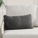 Prism Dark Gray Rectangular Accent Pillow