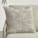 Shades Vico Ivory Square Accent Pillow