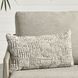 Shades Vico Ivory and Gray Rectangular Accent Pillow
