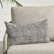 Shades Vico Gray Rectangular Accent Pillow
