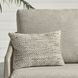 Shades Ford Ivory and Gray Rectangular Accent Pillow