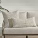Shades Stella Ivory and Gray Rectangular Accent Pillow