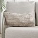 Shades Vico Caramel and Beige Rectangular Accent Pillow