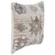 Performance Ardeth Clay and Beige Square Accent Pillow