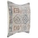 Performance Lukens Gray and Brown Square Accent Pillow
