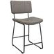 Tribeca Gray Upholstered Counter Height Stool