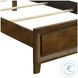Ballard Walnut Brown Twin Sleigh Bed