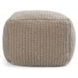 Prism Natural Square Outdoor Pouf