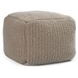 Prism Natural Square Outdoor Pouf