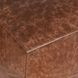 Poufs Leather Kona Brown Leather Square Accent Pouf