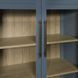 Magnolia Blue 4 Door Curio Cabinet