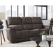 Easton Steamboat Brown Leather Zero Gravity Power Reclining Living Room Set with USB Charging