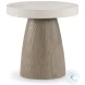 Granville Bone And Sea Oat Side Table