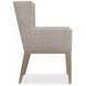 Linea Beige And Cerused Greige Upholstered Arm Chair Set of 2