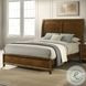 Ballard Walnut Brown Queen Sleigh Bed