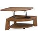 Tanner Tawny Brown Free Form Lift Top Cocktail Table