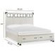 Harper Springs Silo White King Storage Panel Bed
