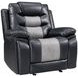 Nikko Black Reclining Living Room Set