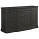 Atrium Black 12 Drawer Dresser