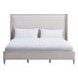 Zest Cream King Upholstered Panel Bed