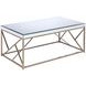 Evelyn White Rectangular Cocktail Table