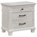 Silver Sands Gray 3 Drawer Nightstand