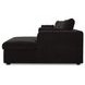 Burrow Black Performance Fabric 2 Piece Modular Sleeper Sectional