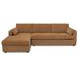 Burrow Ginger Performance Fabric 2 Piece Modular Sleeper Sectional