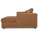 Burrow Ginger Performance Fabric 2 Piece Modular Sleeper Sectional with Pillows