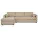 Burrow Sand Performance Fabric Modular Sleeper Sectional with Pillows