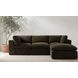 Cates Dark Green Square Ottoman